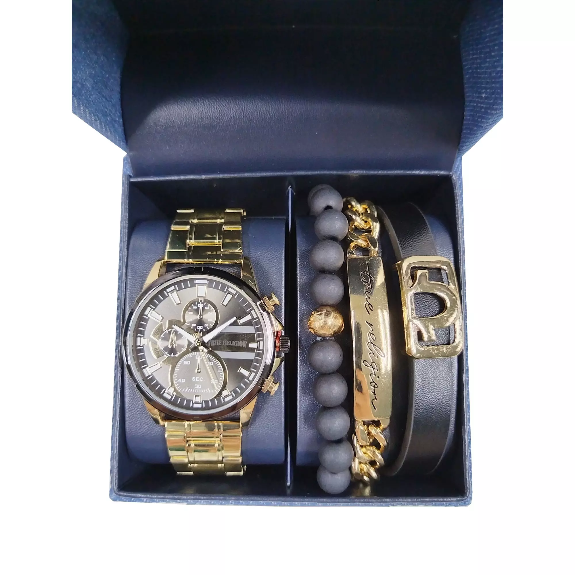 Bracelet Set - Gold-7010?$